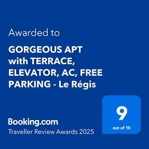 Gorgeous With Terrace, Elevator, Ac, Free Parking - Le Regis , Cagnes-sur-Mer France